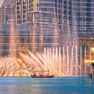 Dubai Fountain Show Lake ride from Ras Al Khaimah