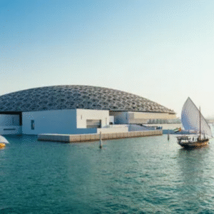 Louvre Abu Dhabi from Dubai